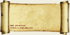 Tamara Borčić vizit kartica